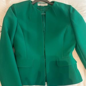 Tahari Green skirt suit